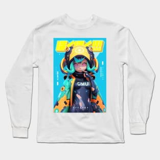 Hokuhoku  - Be Proud Selection | Anime Manga Cute Girl Pop Culture Art Print | PROUD OTAKU Long Sleeve T-Shirt